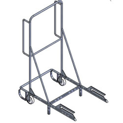 Basculeur manuel pour le nettoyage des bacs