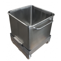 Custom made bin rollers