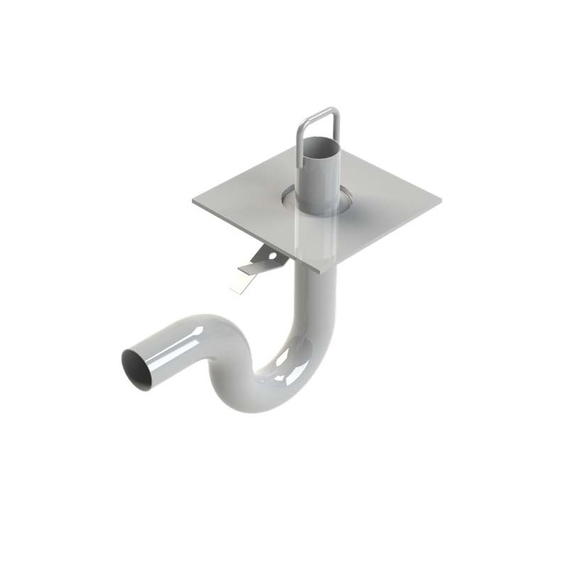 Siphon pour pédiluve à sceller | Acinox Siphon pour pédiluve à sceller | Acinox