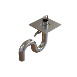 Siphon pour pédiluve à sceller | Acinox
