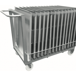 Chariot de 15 couvercles