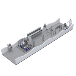 Back-to-Back SAS TC - Compact Hygiene Station for 2 Operators