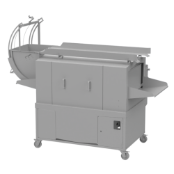 Tunnel de lavage de caisses...