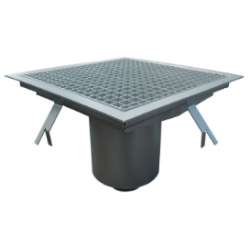 Flanged drain