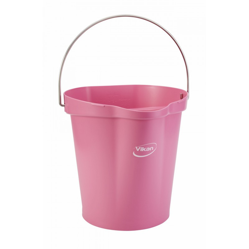 Vikan 12 L Graduated Bucket with Pouring Spout - Professional Bucket
