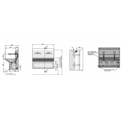 MESURES lave-mains Dyson | Acinox
