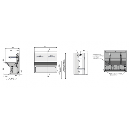 Hand wash basin - Optical control basin & Integrated Dyson® drying | Acinox