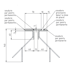 Joint de dilatation invisible | Acinox