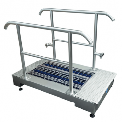 Lave-semelles compact motorisé - passage en continu | Acinox