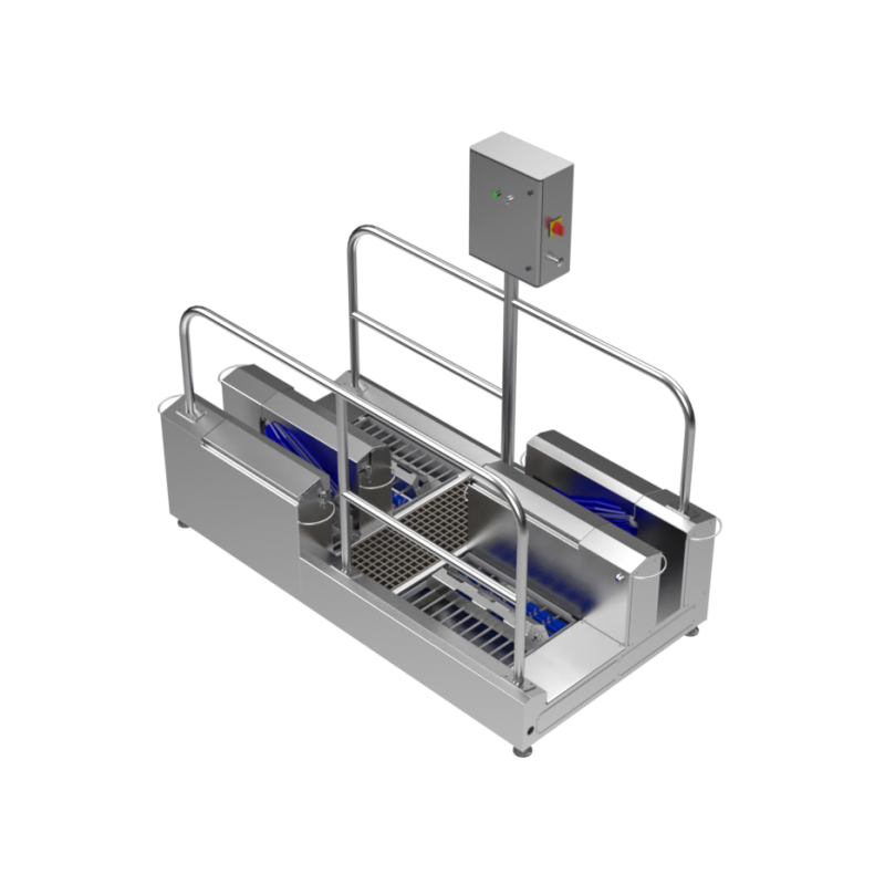 Bimodal boot wash - Continuous passage |Acinox Bimodal boot wash - Continuous passage |Acinox