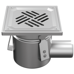 Siphon Hygienic Design sortie latérale| Acinox